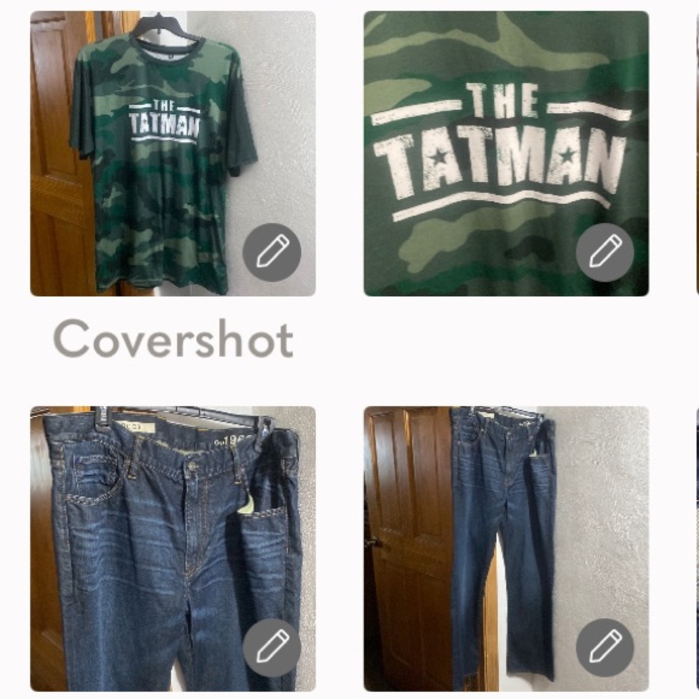 NEW GAP Boot 38x32+TATMAN tee made in Cali Tee 3X